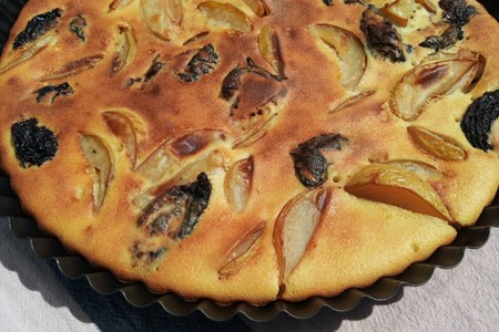 Birnen –Pflaumen- Kuchen