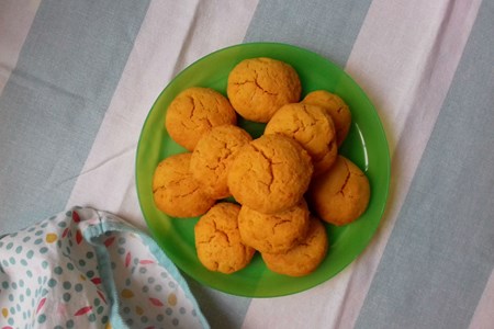 Детски бисквити с пюре от картофи и моркови (без глутен)