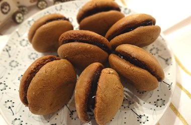 Linzer Kekse mit Melasse und Pflaumenmus (glutenfrei)