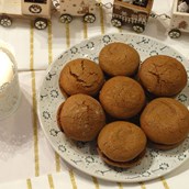Linzer Kekse mit Melasse und Pflaumenmus (glutenfrei)