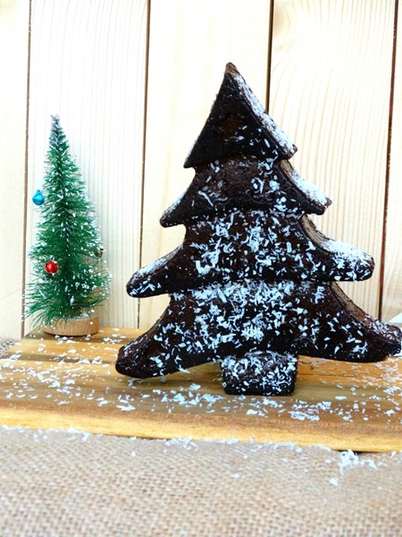 Шоколадово брауни Коледна елха