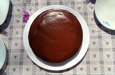Безглутенов кейк с цвекло и шоколад